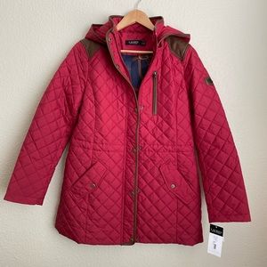 Lauren Ralph Lauren - Hood Quilted Winter Jacket Coat